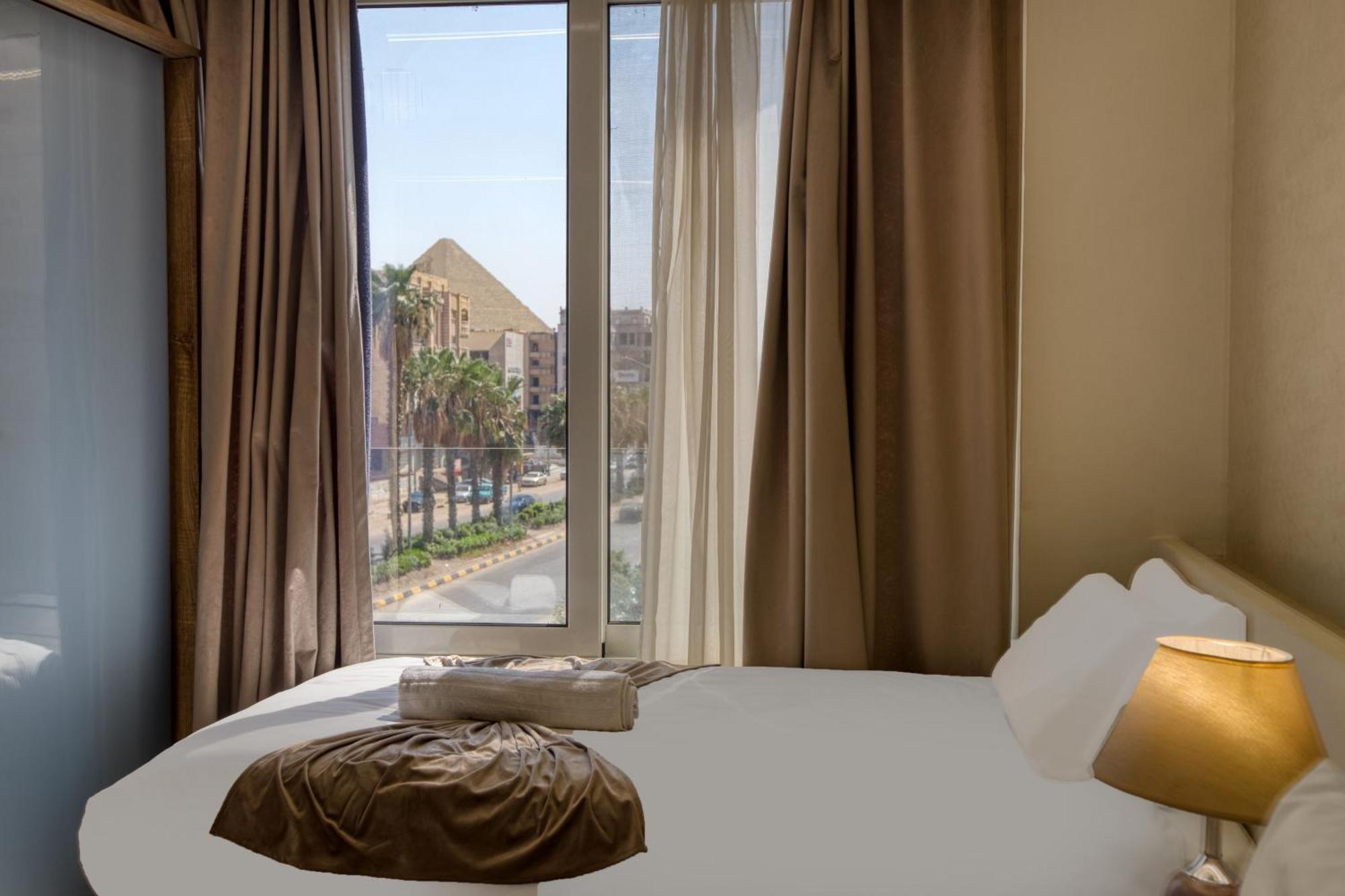 Khattab Pyramids View Hotel Kafret el-Gabal Eksteriør billede