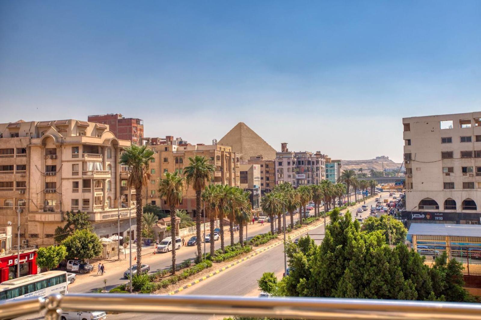 Khattab Pyramids View Hotel Kafret el-Gabal Eksteriør billede